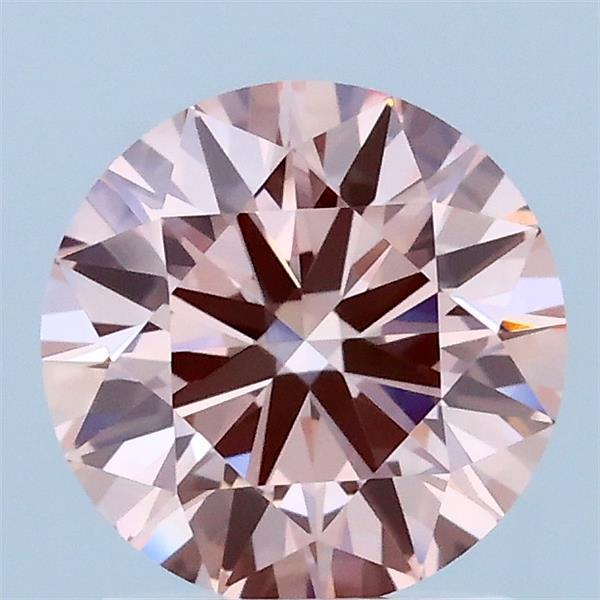 1.50 Carat Round Shaped, Excellent Cut, FANCY INTENSE PINK Color, VVS2 Clarity, IGI Certified Lab Grown Diamond