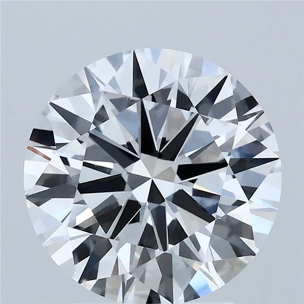 2.84 Carat Round Shaped, Ideal Cut, E Color, VVS2 Clarity, IGI Certified Lab Grown Diamond