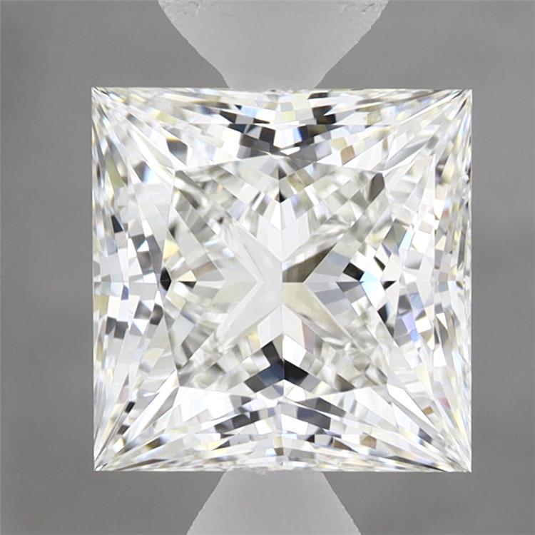 2.52 Carat Princess Shaped, Excellent Cut, F Color, VVS2 Clarity, IGI Certified Lab Grown Diamond