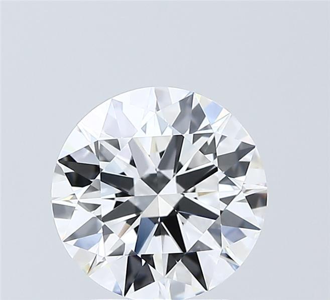2.04 Carat Round Shaped, Ideal Cut, D Color, VVS2 Clarity, IGI Certified Lab Grown Diamond