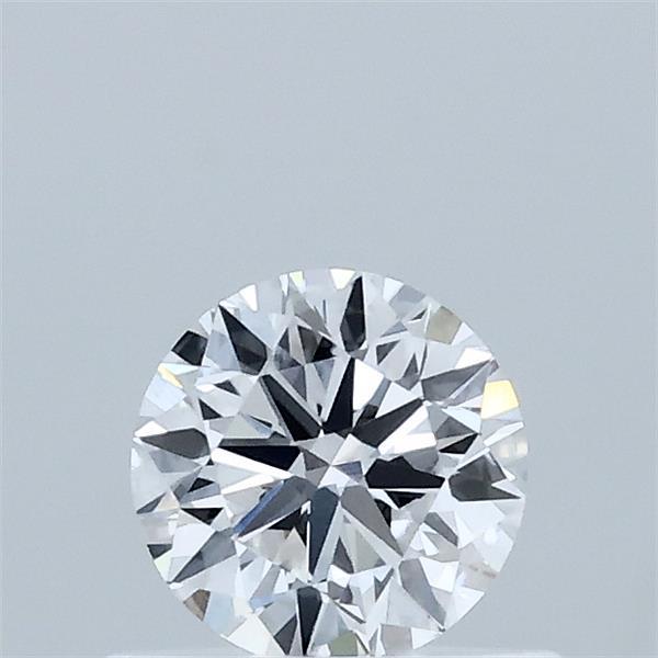 0.51 Carat Round Shaped, Excellent Cut, D Color, VVS2 Clarity, IGI Certified Lab Grown Diamond