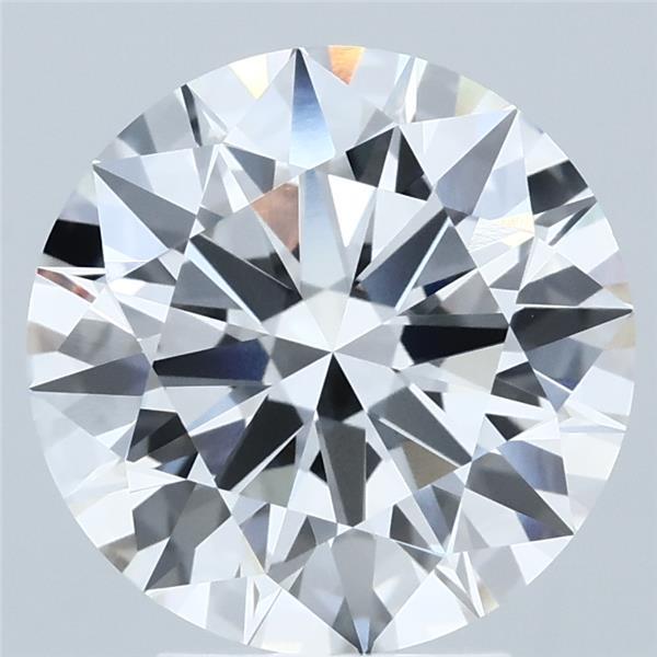 3.79 Carat Round Shaped, Ideal Cut, F Color, VVS2 Clarity, IGI Certified Lab Grown Diamond
