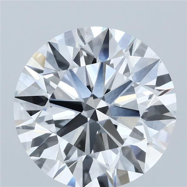 3.89 Carat Round Shaped, Ideal Cut, F Color, VS1 Clarity, IGI Certified Lab Grown Diamond