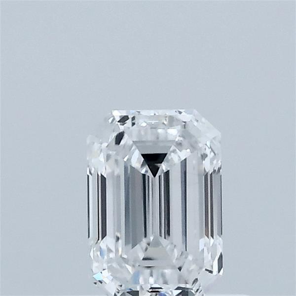 0.54 Carat Emerald Shaped, Excellent Cut, D Color, VVS2 Clarity, IGI Certified Lab Grown Diamond