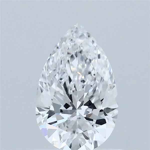 0.87 Carat Pear Shaped, Ideal Cut, D Color, VVS2 Clarity, IGI Certified Lab Grown Diamond