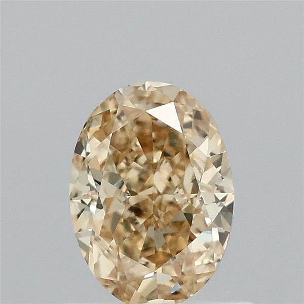 0.93 Carat Oval Shaped, Very Good Cut, FANCY INTENSE YELLOW Color, VS1 Clarity, IGI Certified Lab Grown Diamond