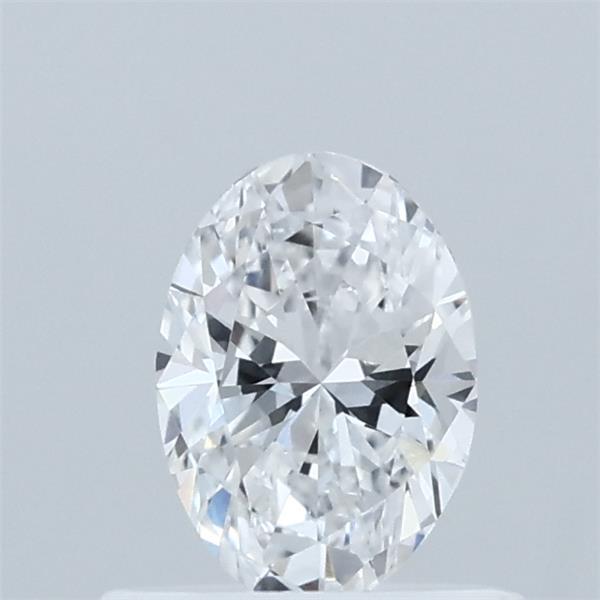 0.54 Carat Oval Shaped, Excellent Cut, D Color, VVS2 Clarity, IGI Certified Lab Grown Diamond