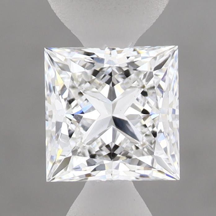 0.94 Carat Princess Shaped, Ideal Cut, D Color, VS1 Clarity, IGI Certified Lab Grown Diamond