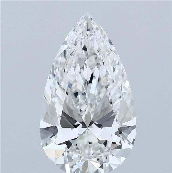 2.00 Carat Pear Shaped, Ideal Cut, E Color, VVS1 Clarity, IGI Certified Lab Grown Diamond