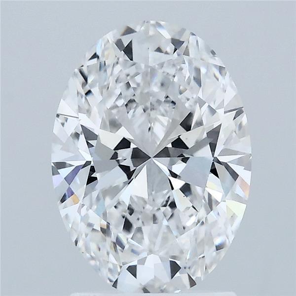 2.01 Carat Oval Shaped, Ideal Cut, D Color, VS1 Clarity, IGI Certified Lab Grown Diamond