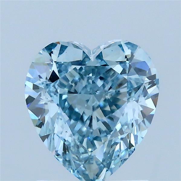 2.04 Carat Heart Shaped, Very Good Cut, FANCY VIVID BLUE Color, VS1 Clarity, IGI Certified Lab Grown Diamond