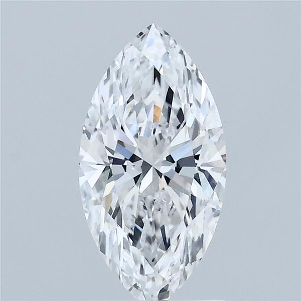 1.09 Carat Marquise Shaped, Ideal Cut, D Color, VVS2 Clarity, IGI Certified Lab Grown Diamond