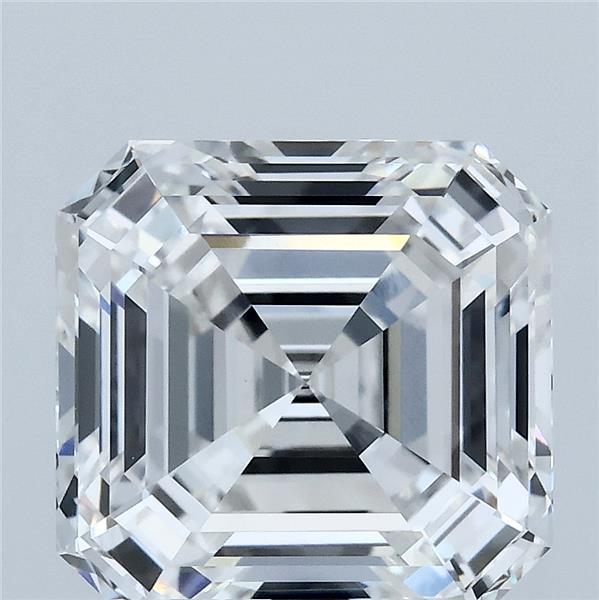 5.01 Carat Asscher Shaped, Ideal Cut, E Color, VVS2 Clarity, IGI Certified Lab Grown Diamond