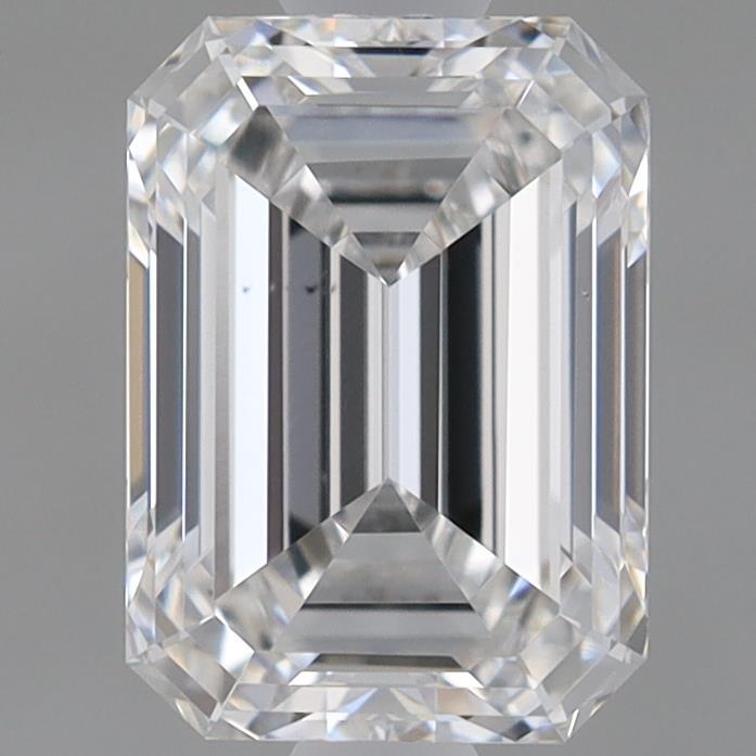 0.92 Carat Emerald Shaped, Ideal Cut, E Color, VS1 Clarity, IGI Certified Lab Grown Diamond