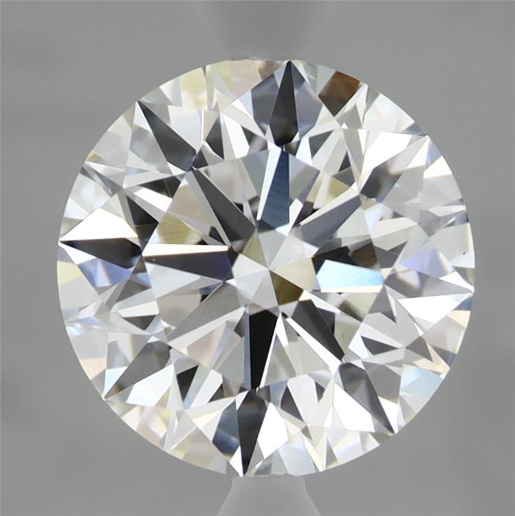 2.84 Carat Round Shaped, Ideal Cut, E Color, VVS2 Clarity, IGI Certified Lab Grown Diamond