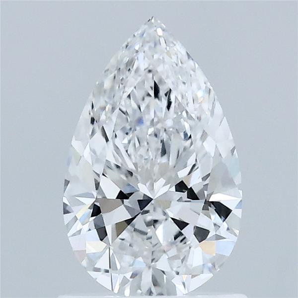 1.02 Carat Pear Shaped, Ideal Cut, D Color, VVS2 Clarity, IGI Certified Lab Grown Diamond