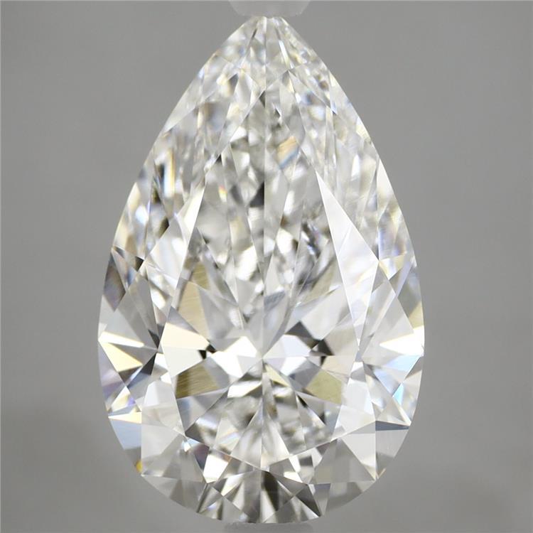 4.42 Carat Pear Shaped, Ideal Cut, E Color, VVS2 Clarity, IGI Certified Lab Grown Diamond
