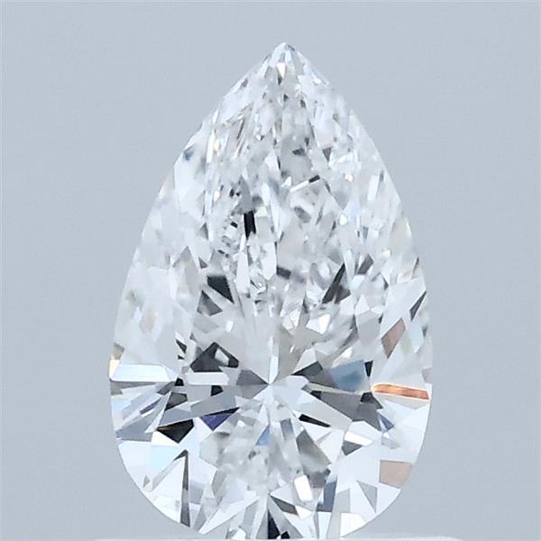 0.80 Carat Pear Shaped, Excellent Cut, D Color, VVS2 Clarity, IGI Certified Lab Grown Diamond