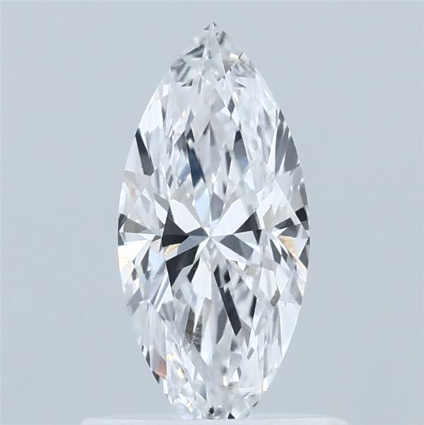 0.59 Carat Marquise Shaped, Ideal Cut, D Color, VVS2 Clarity, IGI Certified Lab Grown Diamond