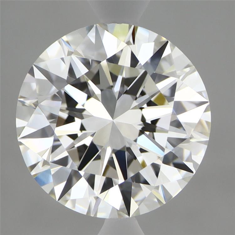 3.07 Carat Round Shaped, Excellent Cut, F Color, VVS2 Clarity, IGI Certified Lab Grown Diamond