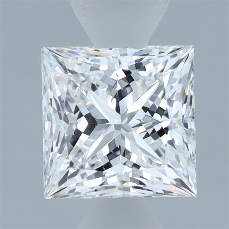 1.54 Carat Princess Shaped, Ideal Cut, E Color, VVS2 Clarity, IGI Certified Lab Grown Diamond