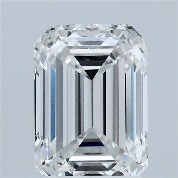 2.06 Carat Emerald Shaped, Ideal Cut, E Color, VS1 Clarity, IGI Certified Lab Grown Diamond