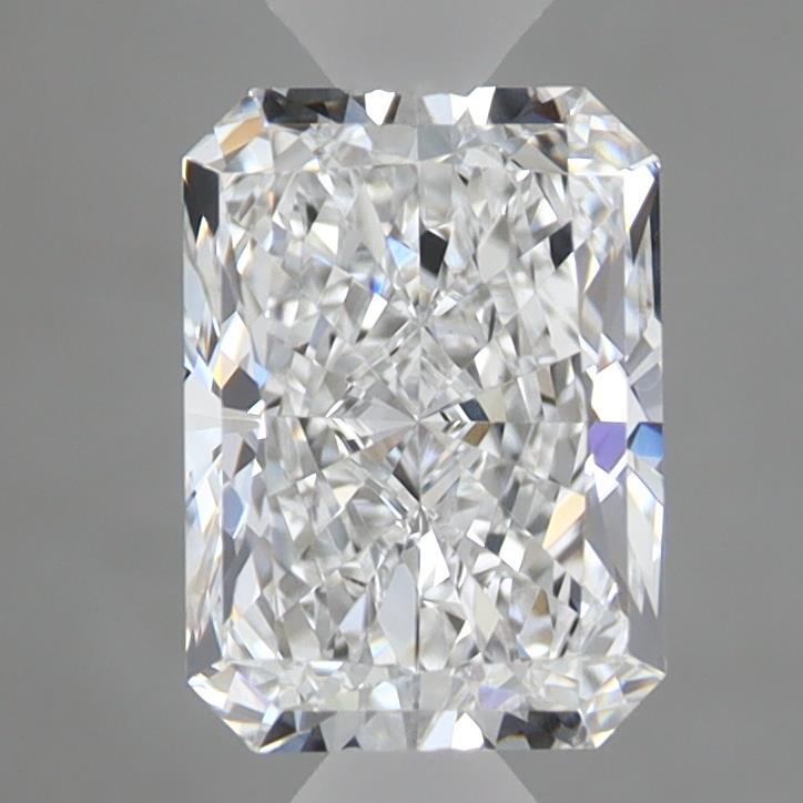 1.30 Carat Radiant Shaped, Ideal Cut, D Color, VVS2 Clarity, IGI Certified Lab Grown Diamond