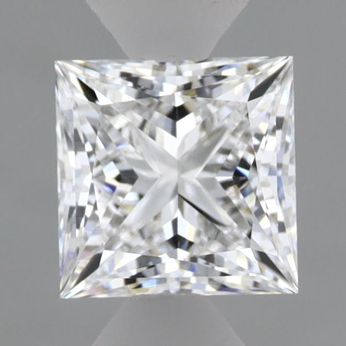 1.01 Carat Princess Shaped, Ideal Cut, D Color, VVS2 Clarity, IGI Certified Lab Grown Diamond