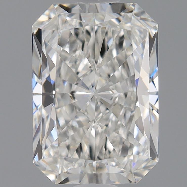 0.96 Carat Radiant Shaped, Ideal Cut, F Color, VVS2 Clarity, IGI Certified Lab Grown Diamond