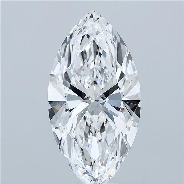3.01 Carat Marquise Shaped, Ideal Cut, E Color, VVS1 Clarity, IGI Certified Lab Grown Diamond