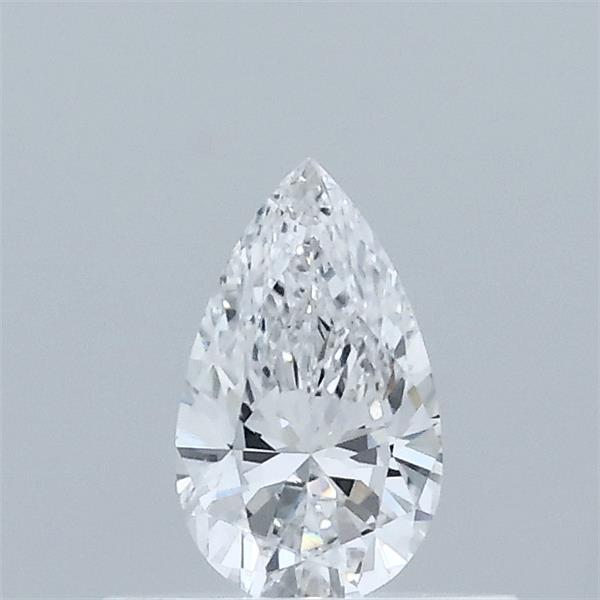 0.32 Carat Pear Shaped, Ideal Cut, D Color, VVS2 Clarity, IGI Certified Lab Grown Diamond
