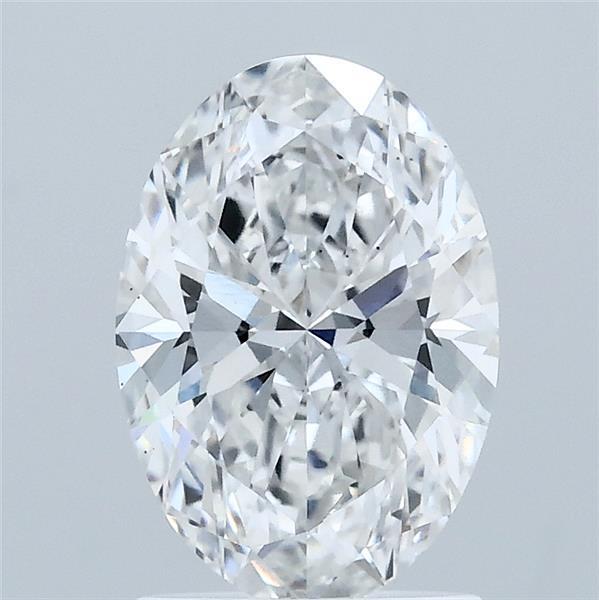 1.54 Carat Oval Shaped, Ideal Cut, E Color, VS1 Clarity, IGI Certified Lab Grown Diamond