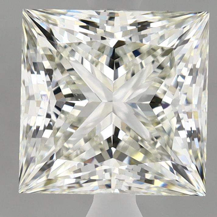 3.02 Carat Princess Shaped, Ideal Cut, H Color, VVS2 Clarity, IGI Certified Lab Grown Diamond