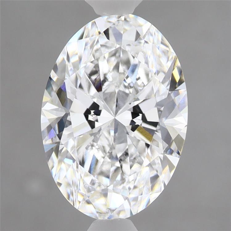 2.02 Carat Oval Shaped, Ideal Cut, D Color, VVS2 Clarity, IGI Certified Lab Grown Diamond