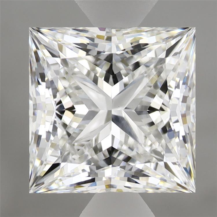 2.75 Carat Princess Shaped, Ideal Cut, E Color, VS1 Clarity, IGI Certified Lab Grown Diamond