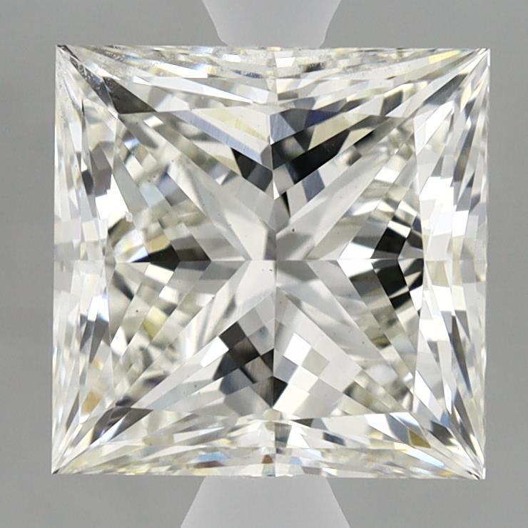 3.00 Carat Princess Shaped, Ideal Cut, H Color, VS1 Clarity, IGI Certified Lab Grown Diamond