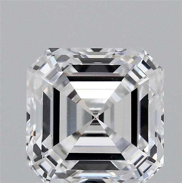 2.14 Carat Asscher Shaped, Ideal Cut, E Color, VVS1 Clarity, IGI Certified Lab Grown Diamond
