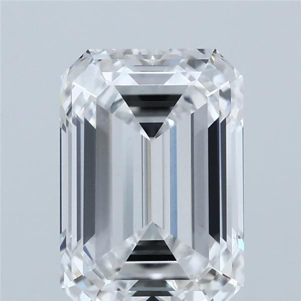 3.02 Carat Emerald Shaped, Ideal Cut, D Color, VS1 Clarity, IGI Certified Lab Grown Diamond