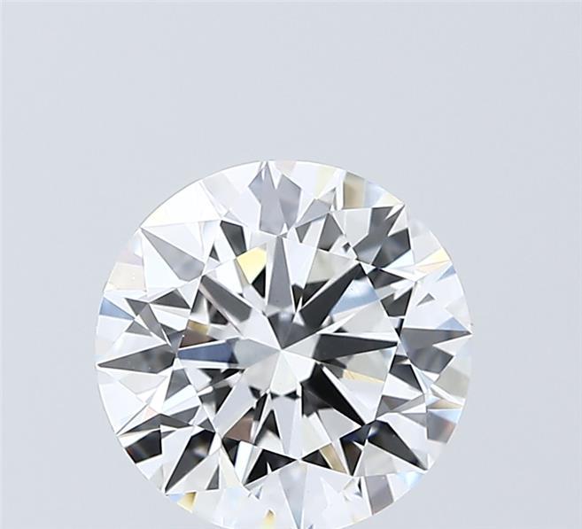 2.04 Carat Round Shaped, Ideal Cut, D Color, VVS2 Clarity, IGI Certified Lab Grown Diamond