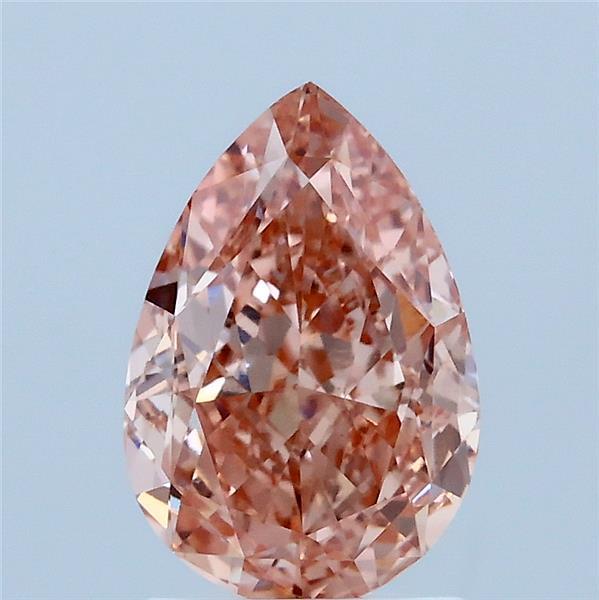 2.05 Carat Pear Shaped, Excellent Cut, FANCY VIVID PINK Color, VVS2 Clarity, IGI Certified Lab Grown Diamond