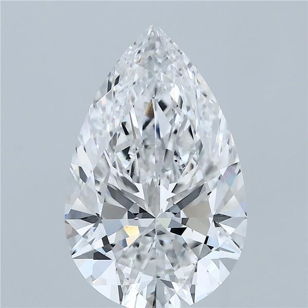 3.02 Carat Pear Shaped, Ideal Cut, E Color, VVS1 Clarity, IGI Certified Lab Grown Diamond