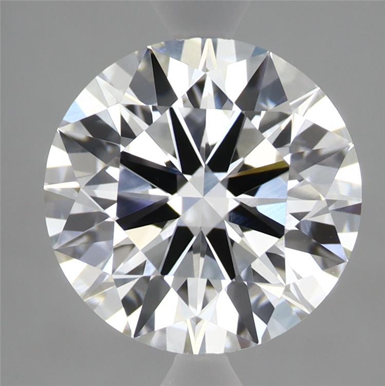 3.09 Carat Round Shaped, Ideal Cut, E Color, VVS2 Clarity, IGI Certified Lab Grown Diamond
