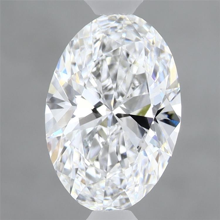 1.70 Carat Oval Shaped, Ideal Cut, D Color, VVS2 Clarity, IGI Certified Lab Grown Diamond
