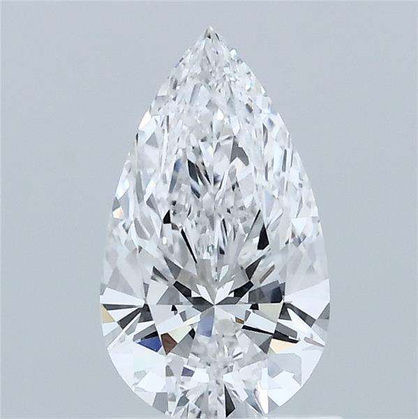 1.00 Carat Pear Shaped, Ideal Cut, D Color, VVS1 Clarity, IGI Certified Lab Grown Diamond
