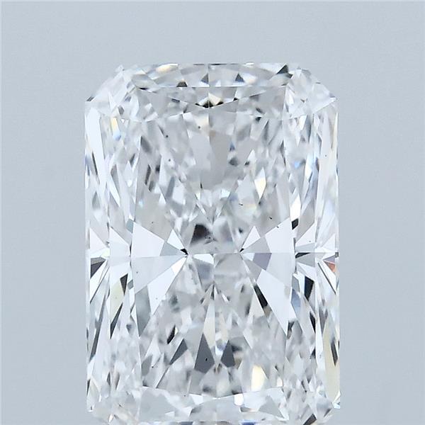 3.08 Carat Radiant Shaped, Ideal Cut, D Color, VS2 Clarity, IGI Certified Lab Grown Diamond