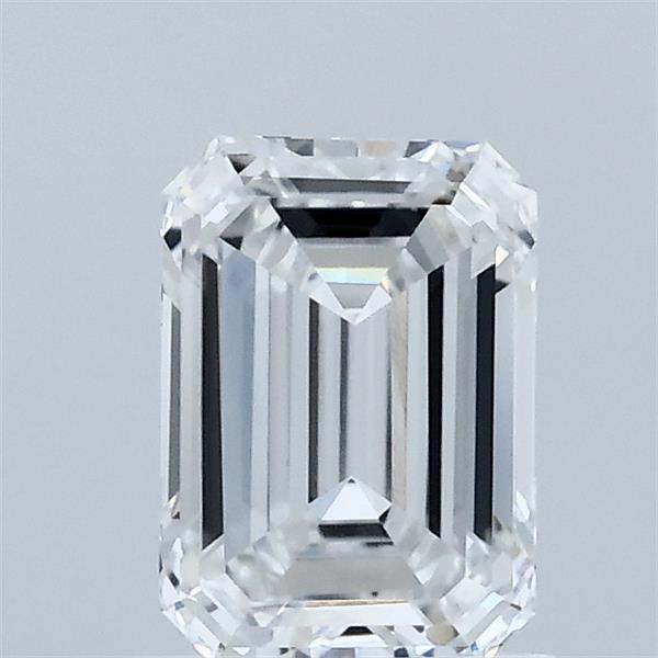 1.00 Carat Emerald Shaped, Ideal Cut, E Color, VVS2 Clarity, IGI Certified Lab Grown Diamond