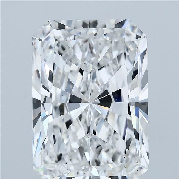 7.07 Carat Radiant Shaped, Ideal Cut, E Color, VS2 Clarity, IGI Certified Lab Grown Diamond
