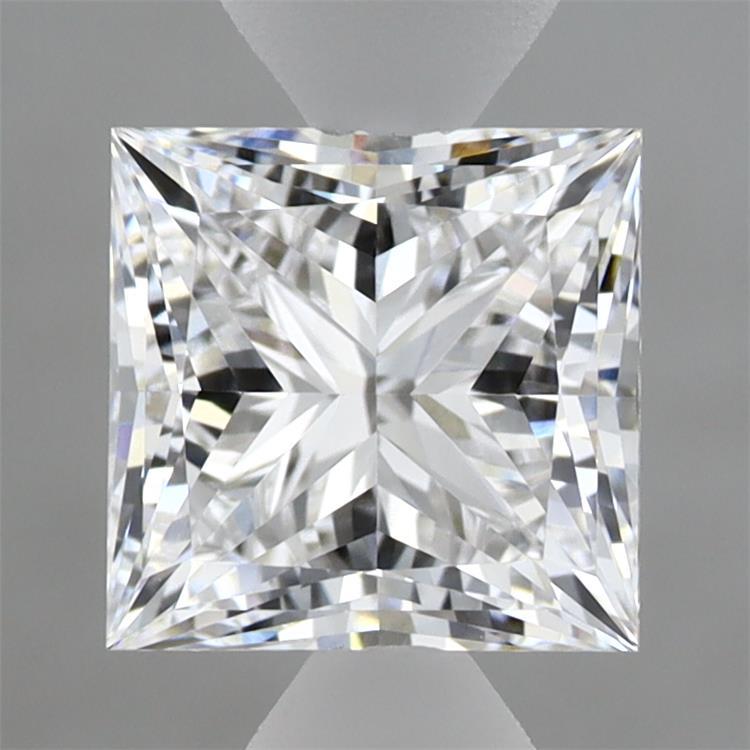 1.96 Carat Princess Shaped, Ideal Cut, D Color, VVS2 Clarity, IGI Certified Lab Grown Diamond