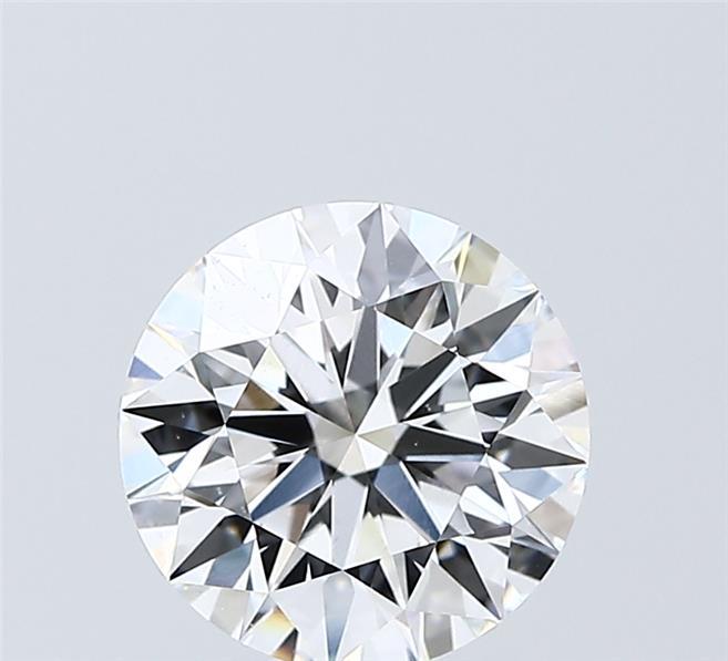 2.03 Carat Round Shaped, Ideal Cut, E Color, VVS2 Clarity, IGI Certified Lab Grown Diamond