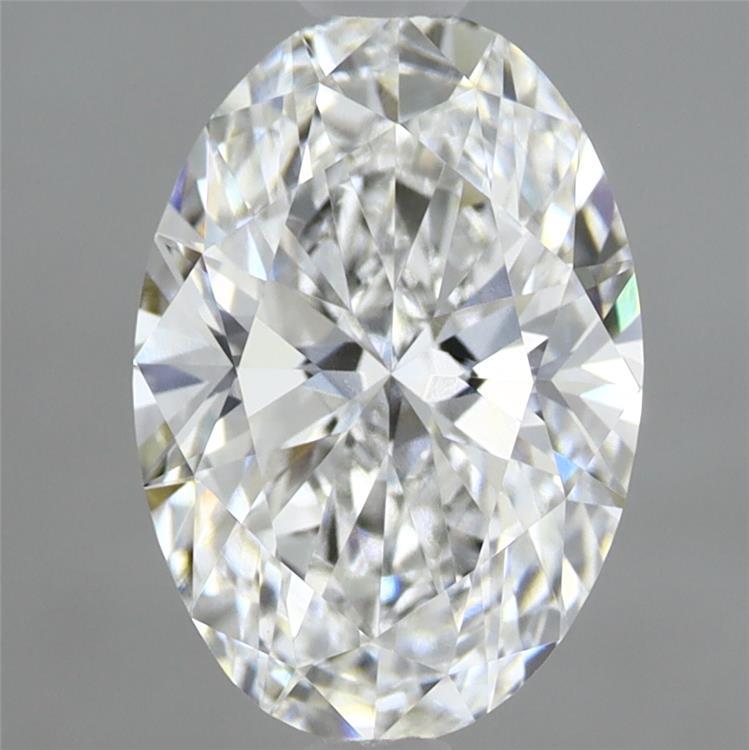 1.76 Carat Oval Shaped, Ideal Cut, D Color, VVS2 Clarity, IGI Certified Lab Grown Diamond